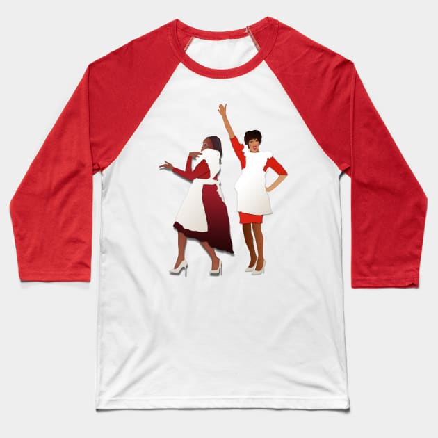 "Opulance" Baseball T-Shirt by LanaBanana